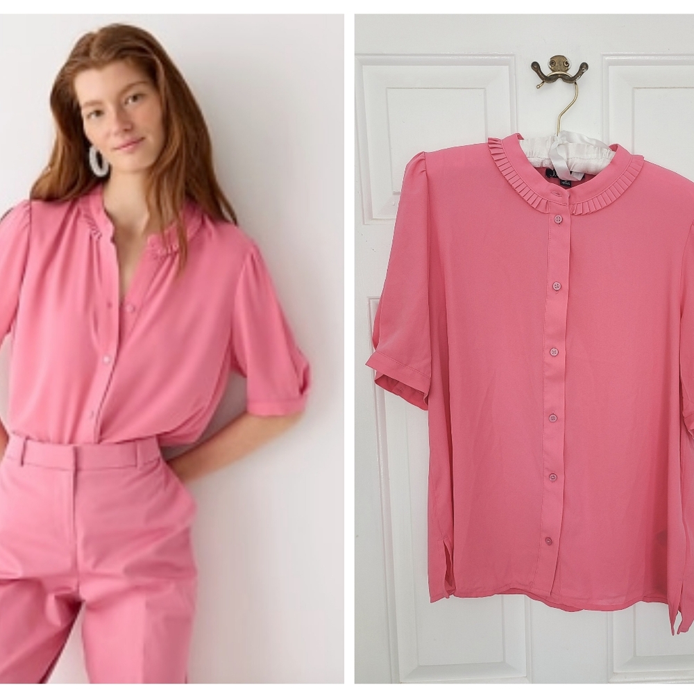 J.Crew Drapey Button Up Blouse